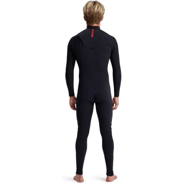 2026 Quiksilver Mens Highline 3/2mm Chest Zip Fato De Mergulho 25AW213500 - Black
